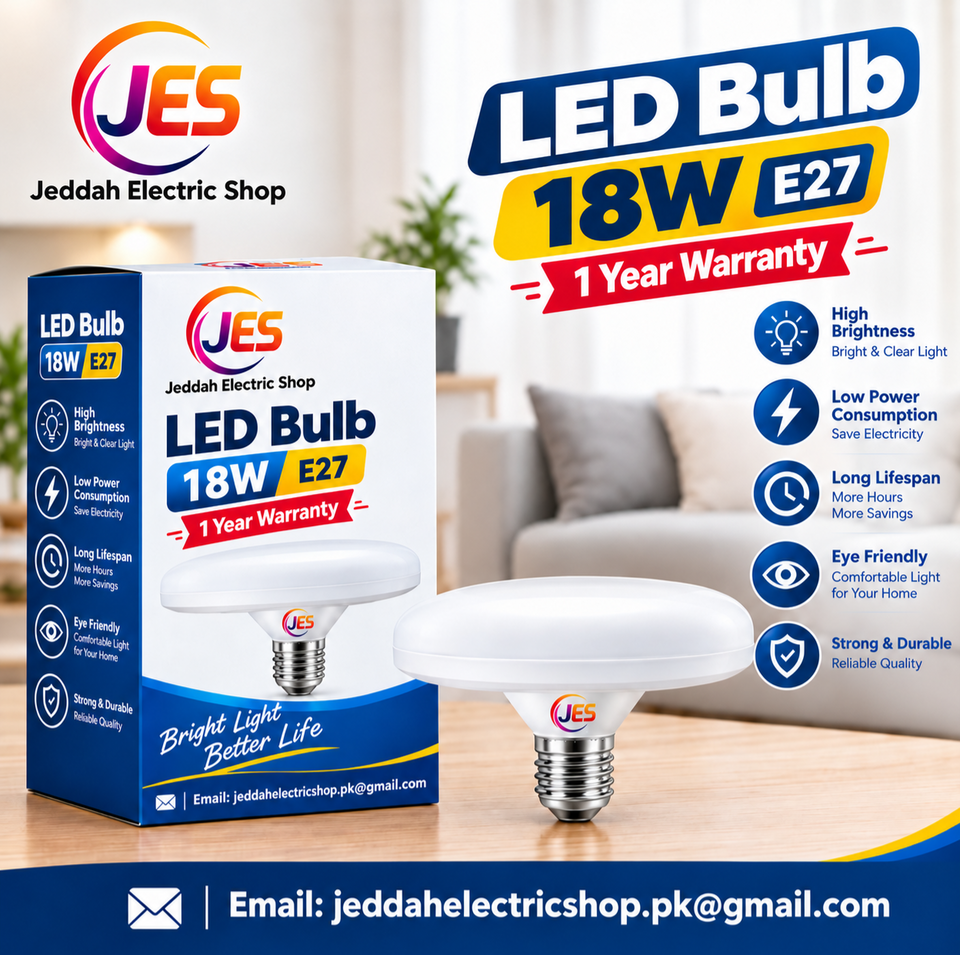 Jeddah Electric Shop LED Bulb 18W E27